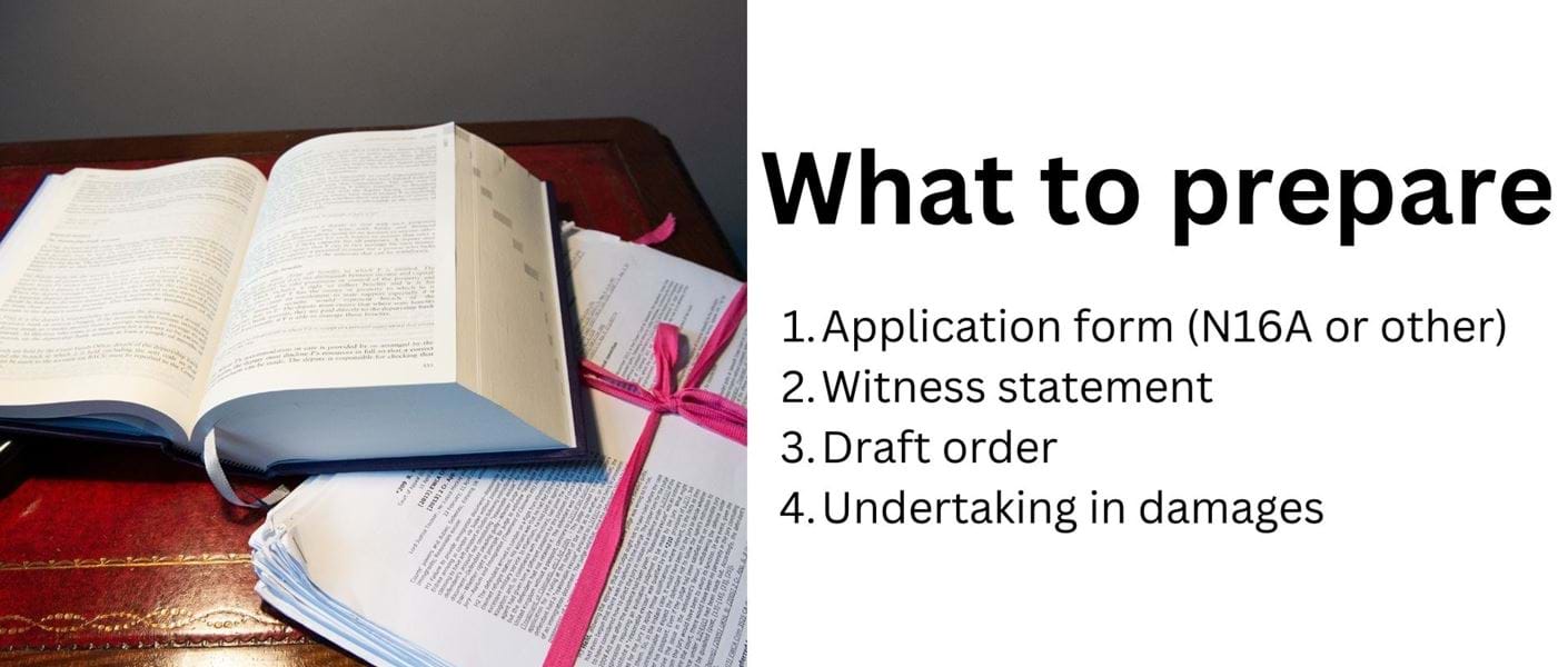 Injunctions - a checklist - 5 Pump Court